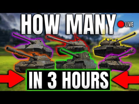 I have 5 hours to get as many TIER X's as possible