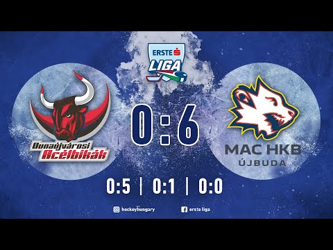 Összefoglaló EL 98 - DUNAÚJVÁROSI ACÉLBIKÁK - MAC HKB ÚJBUDA 0:6 20201129