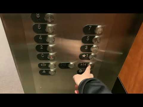 Modernized 1962 Westinghouse Select-O-Matic Traction Elevators At Oakbrook Center In Oak Brook, IL