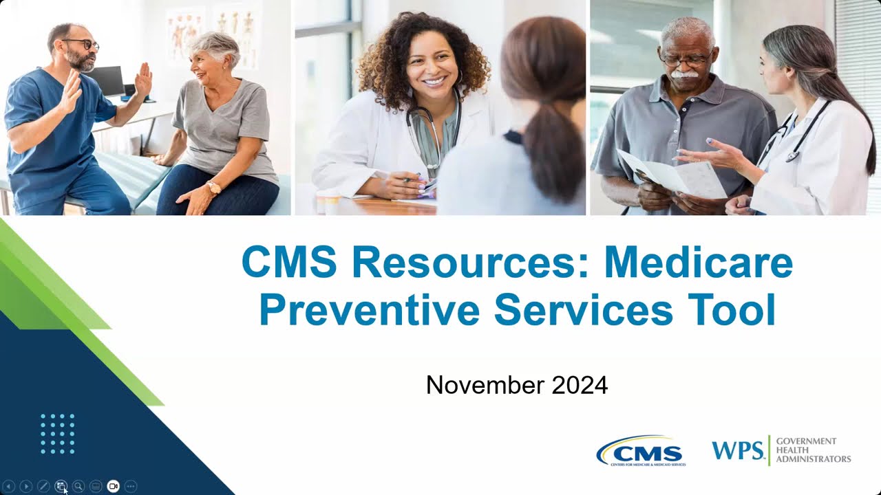 CMS Resources: Medicare Preventive Services Tool