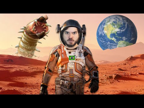 TAVA 24 HORAS SOBREVIVENDO EM MARTE ATÉ CAIR UMA CHUVA DE METEOROS!