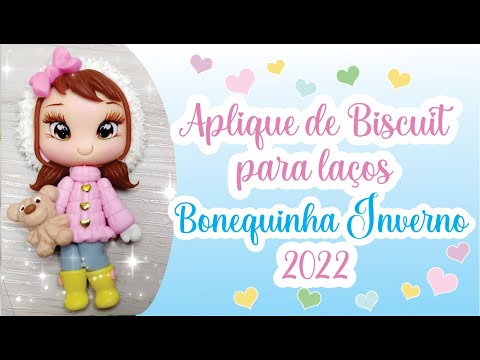 ❤Winter Doll Biscuit Applique - 2022❤