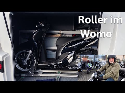 Wir kaufen uns einen Roller für unser Wohnmobil - Honda SH Mode 125 - ein  Roller für die Heckgarage