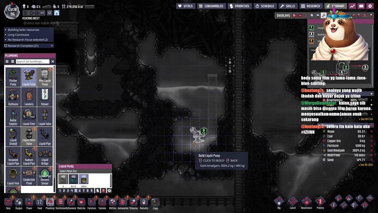 Aku lagi kepengen mengelola koloni | OXYGEN NOT INCLUDED