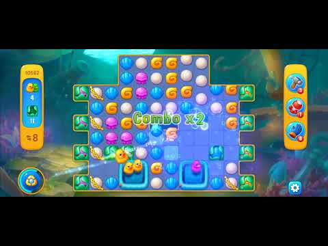 Fishdom Easy Level 10562 (with ingame lightning and bomb boosters) @choraelmin