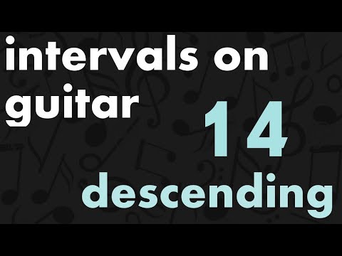 Train Your Ear - Intervals on Guitar (14/15) - Descending Intervals