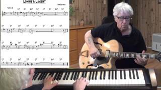 Lonnie's Lament - Jazz guitar & piano cover ( John Coltrane )
