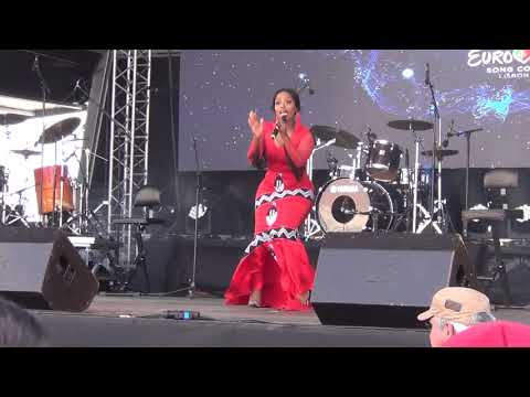 ESCKAZ in Lisbon: Symphony (Afrimusic winner) (at Eurovillage)