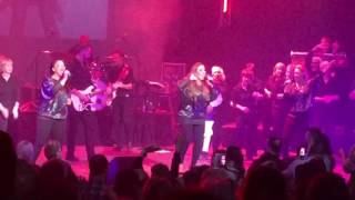 Junior Frood with Sam Bailey in 'Sing My Heart Out' Tour Finale