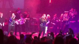 Junior Frood with Sam Bailey in 'Sing My Heart Out' Tour Finale