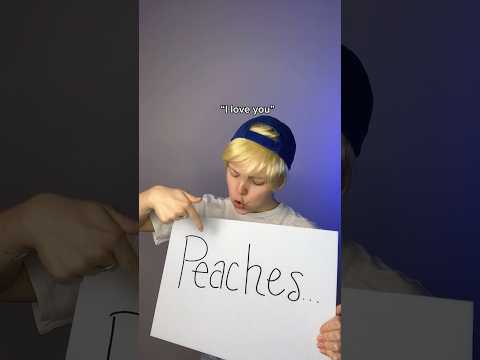 Your boyfriend embarrasses you with his PROMPOSAL… #peaches #prom #promposal