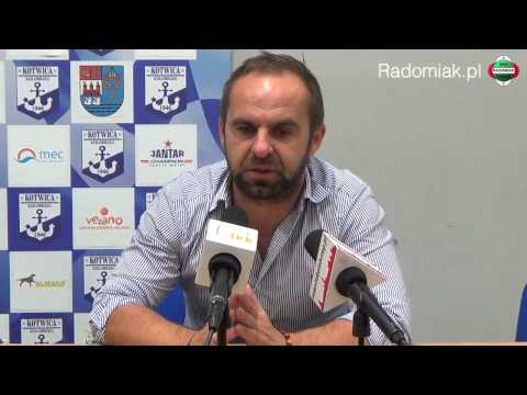 Trener Kotwicy Piotr Tworek po meczu z Radomiakiem [2015/09/05]