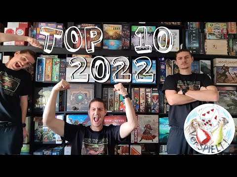 Top 10 Brettspiele 2022, persönliche Spiele Jahrescharts von 2022
