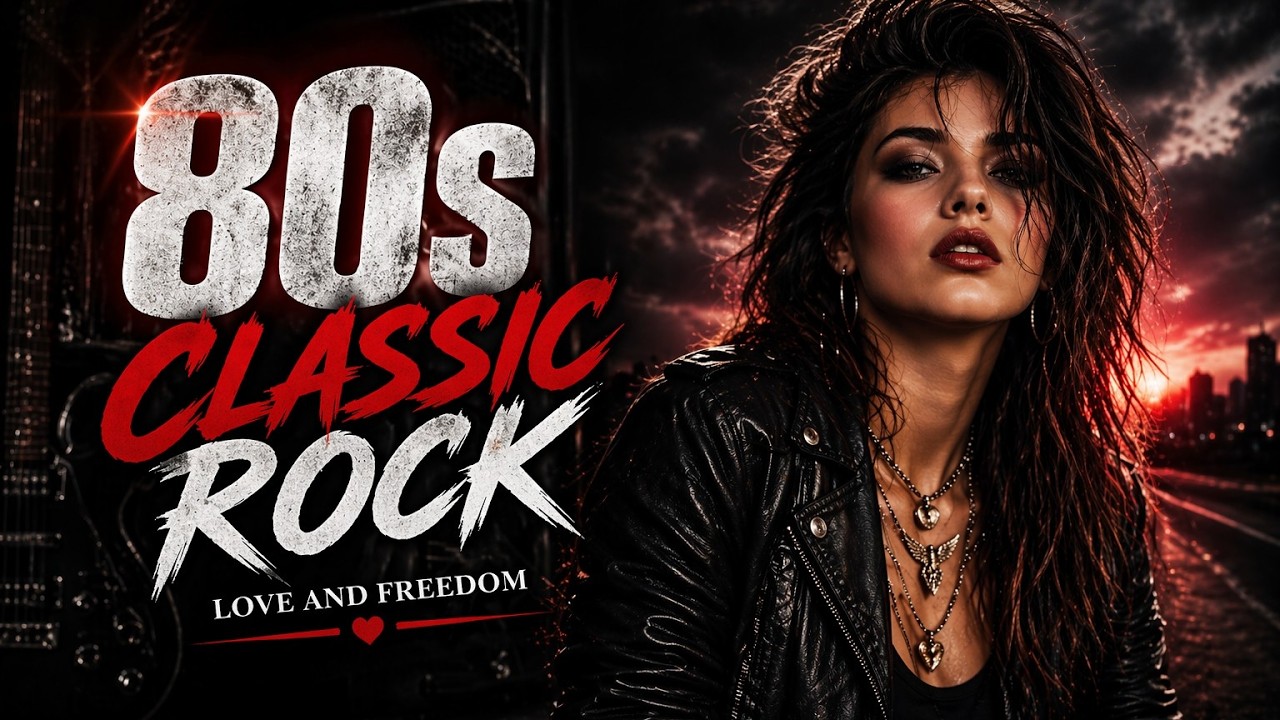 80s Classic Rock Love Story ❤️ Freedom Vibes | 2.5 Hour Epic Playlist