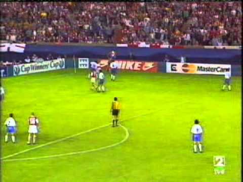 1995 05 10  zaragoza 2   arsenal 1 final recopa de europa 1995
