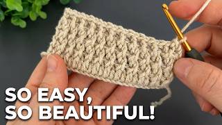 This Viral Crochet Stitch is Breaking the Internet! So Easy, So Beautiful