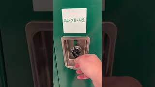 How to Open your Locker