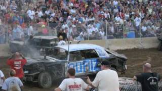 preview picture of video 'Hopkinton State Fair 2011 Demolition Derby'
