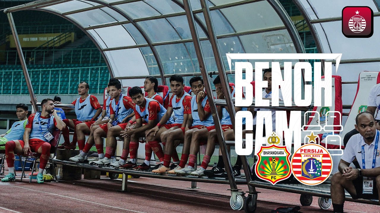 Suntikan Semangat dari Bench Persija di Laga Kontra Bhayangkara FC | Bench Cam