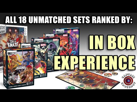 All 18 Unmatched Sets Ranked By: IN BOX EXPERIENCE