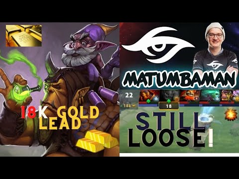 Dota 2 Secret Matumbaman EPIC Alchemist Farm 18k Networth LEAD STILL LOOSE EPIC COMEBACK MY MEDUSA