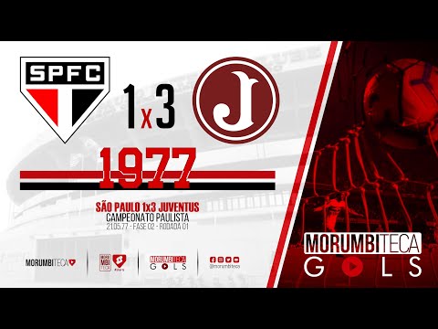 São Paulo 1x3 Juventus - Paulista - Fase 02 - Rodada 01 - 21/05/77