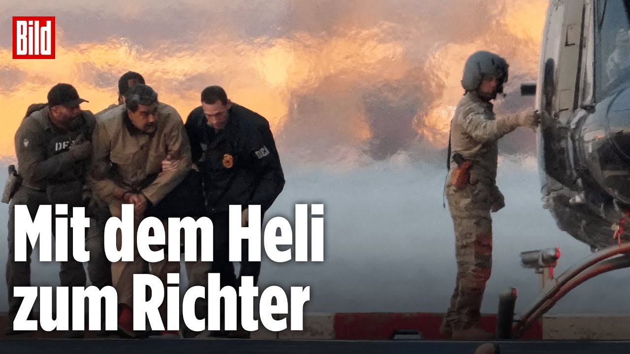 MADURO VOR GERICHT: Venezuelas Präsident mit Ehefrau unter schwerer Bewachung vorgeführt