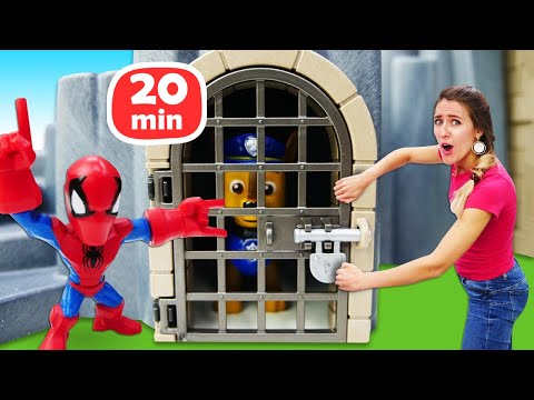 Jardim de Infância Com Patrulha Canina. História Infantil.