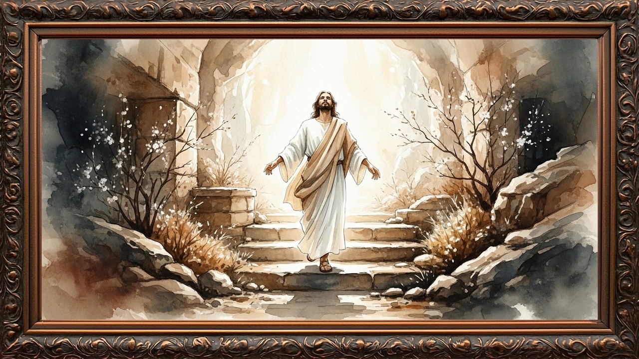 Jesus Christ wall art 4K | Jesus Christ Antique Frame 4K | Church & Christian Home Décor Inspiration
