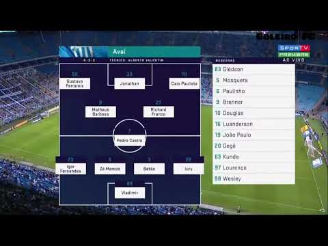 Gremio 6 x 1 Avai Melhores Momentos ATROPELO DO GREMIO