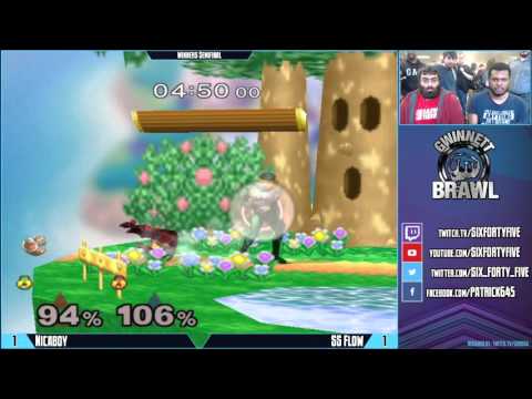 GB Feb 6, 2016 - SSBM Singles - Winners Semifinal - Nicaboy vs SS Flow