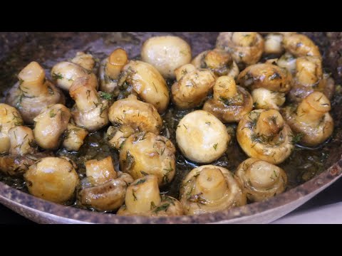 Garlic Mushrooms ! Buttery Garlic Mushrooms Recipe ! Easyvideo