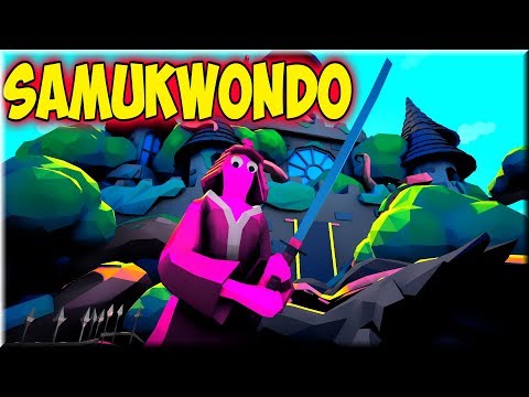 Samukwondo(Samurai + Taekwondo) vs Every Unit 1v1 + Bonus - TABS MODS GAMEPLAY