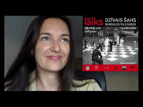 Linda Krūmiņa par dzīvo šahu un sevi.