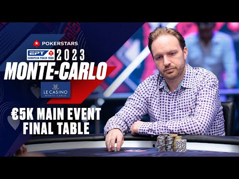 EPT Monte-Carlo 2023: €5,300 Main Event FINAL TABLE ♠️ PokerStars