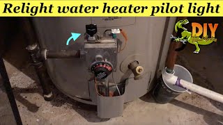How to light water heater PILOT light - A.O. Smith Promax