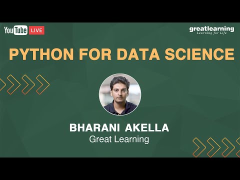 Python for Data Science Live Session Great Learning