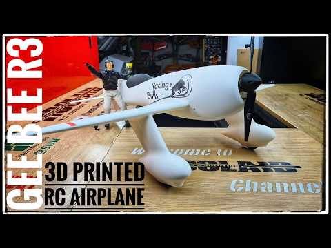 Building the GEE BEE R3 Mini: Full 3D Printed RC Airplane | Scratch Build with Bambu Lab Aero