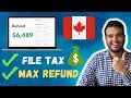 HOW TO FILE TAX RETURN ONLINE CANADA S