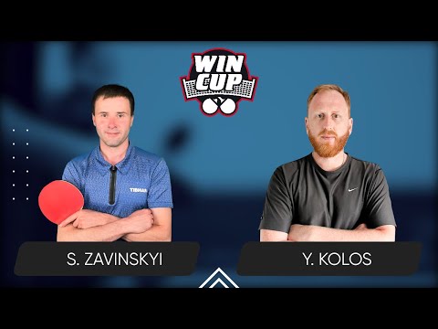 18:00 Serhii Zavinskyi - Yurii Kolos West 3 WIN CUP 23.06.2024 | Table Tennis WINCUP