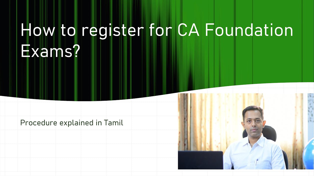 How to register for CA Foundation Exams | Dec 2021 Exams | Explained in Tamil