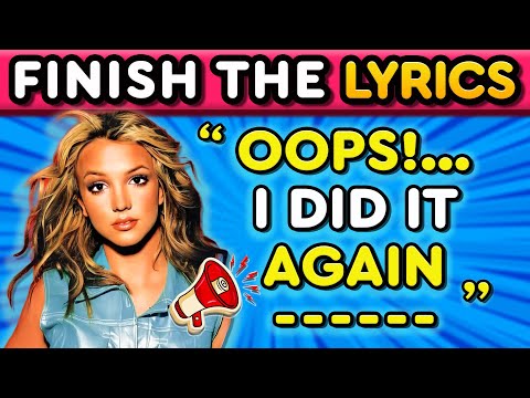 FINISH THE LYRICS🎵 Most Popular 2000-2025 Songs 📢 | Music Quiz