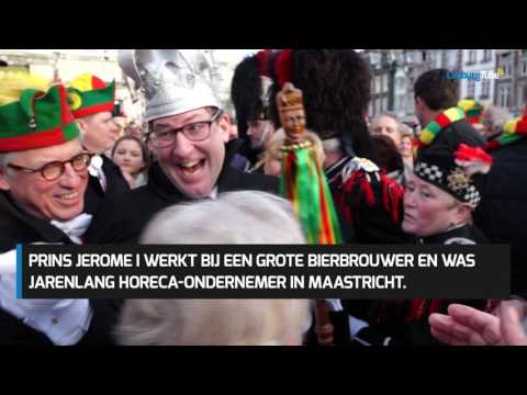 Jerome Slakhorst nieuwe stadsprins van Maastricht
