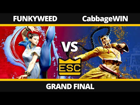 ESC 53 - Grand Final - FUNKYWEED (Chun-Li) Vs. CabbageWIN (Jamie) - SF6 UK Local Tournament