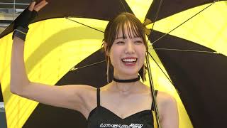 2024 SUPER GT Rd.4 FUJI #18 阿比留あんな 前田星奈 安田七奈 TEAM UPGARAGE HONEYS 決勝日ピットウォーク レースクイーン 4K