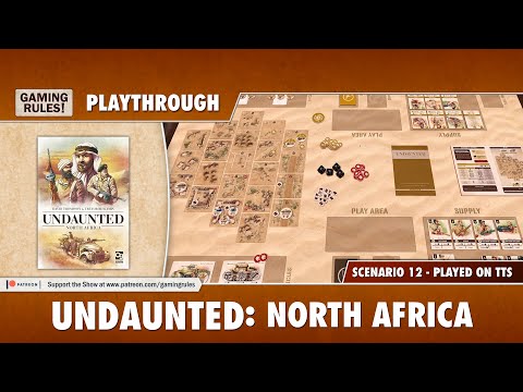 Undaunted: North Africa - Scenario 12 playthrough (on TTS)
