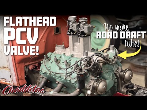 Flathead PCV Valve Install! · Use an early style intake on a 8ba Flattie