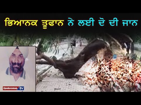 ਭਿਆਨਕ ਤੂਫਾਨ ਨੇ ਲਈ ਦੋ ਦੀ ਜਾਨ