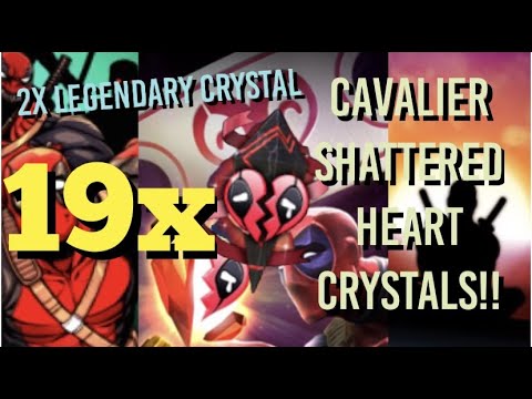 MCOC - 19x Cavalier Shattered Heart Crystals!!! + 2x Legendary Crystals!!