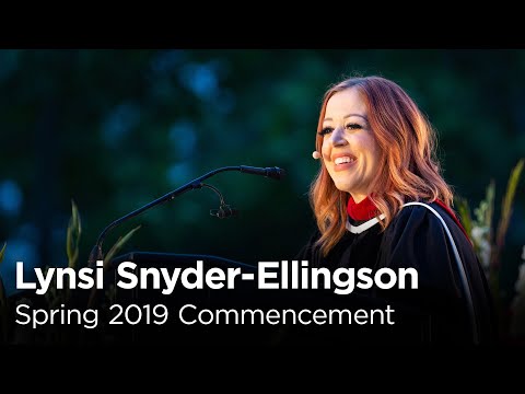 In-N-Out Burger's Lynsi Snyder-Ellingson — Spring 2019 Commencement Address